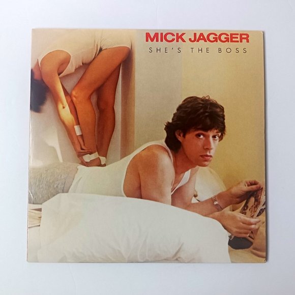 Vintage Mick Jagger She's The Boss vinyl record, 1985 original first pressing - Picture 1 of 11